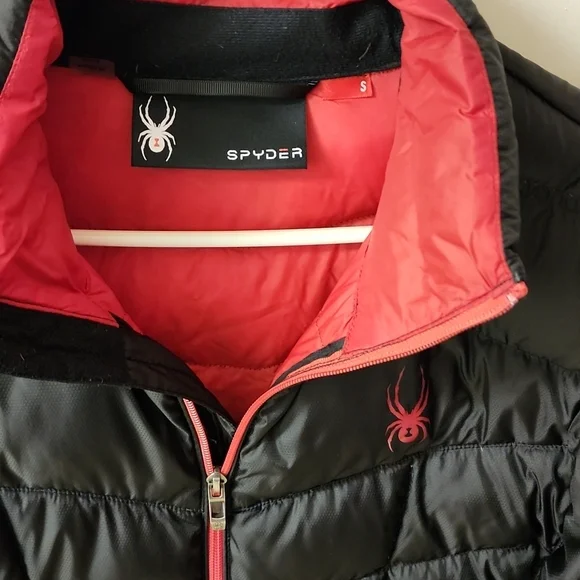 [SOLD]NWOT Unisex Spyder Winter Puffer Black Jacket Smalll - Picture 3 of 7